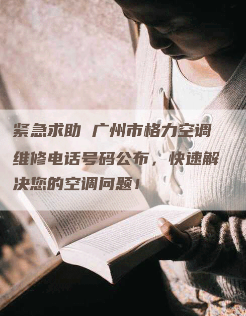 紧急求助 广州市格力空调维修电话号码公布，快速解决您的空调问题！