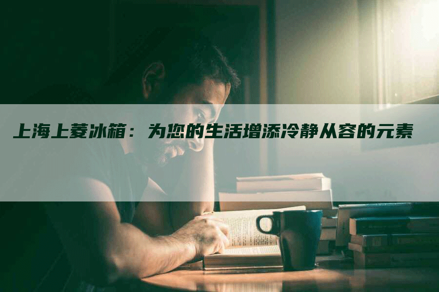 上海上菱冰箱：为您的生活增添冷静从容的元素