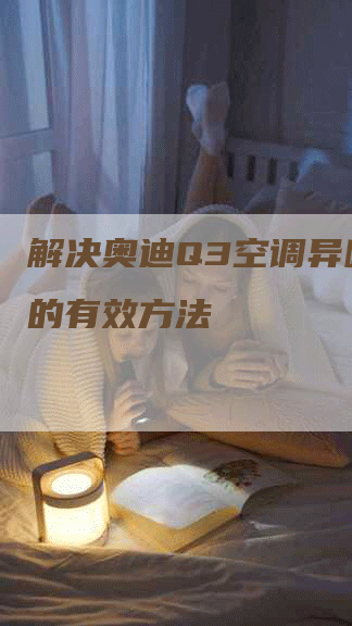 解决奥迪Q3空调异味问题的有效方法