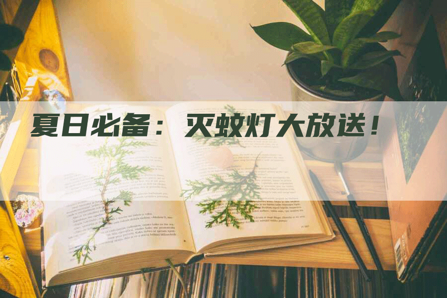 夏日必备：灭蚊灯大放送！